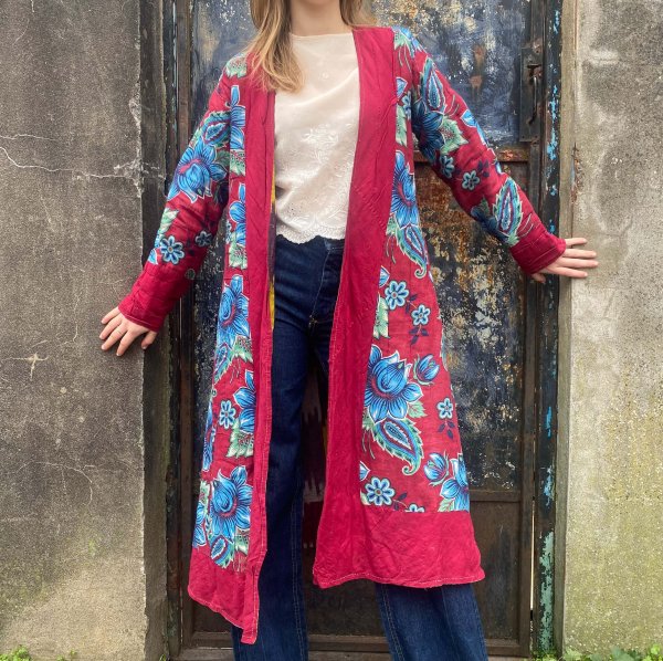 floral uzbek ikat