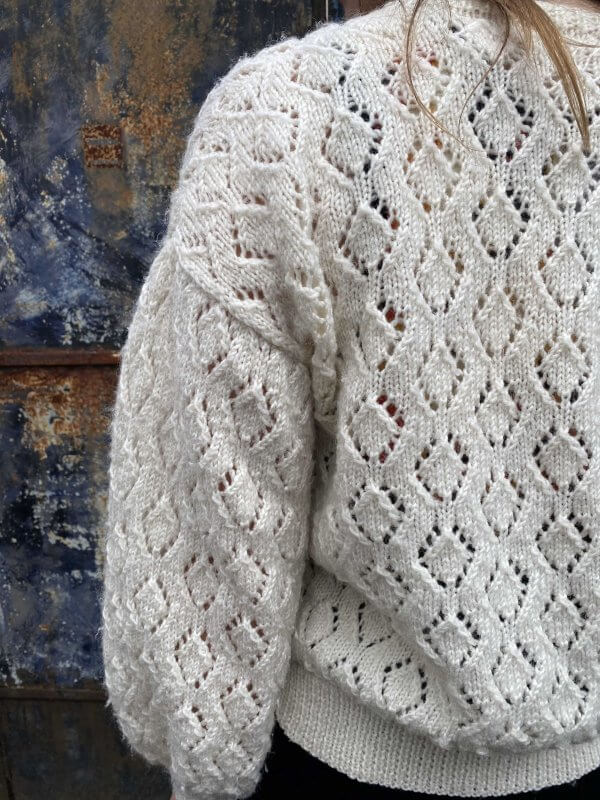 Chic 1970s Cream Hand-knit Cardigan - Image 4