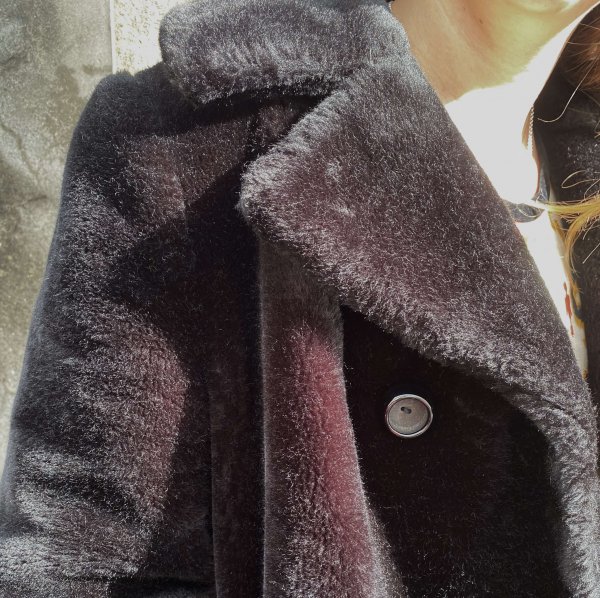 Stunning 1970s Black Faux Fur Coat - Image 4