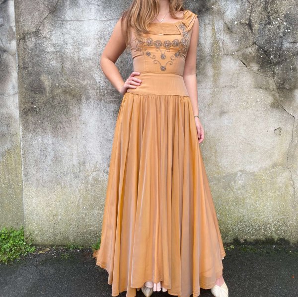 Bronze Ballgown