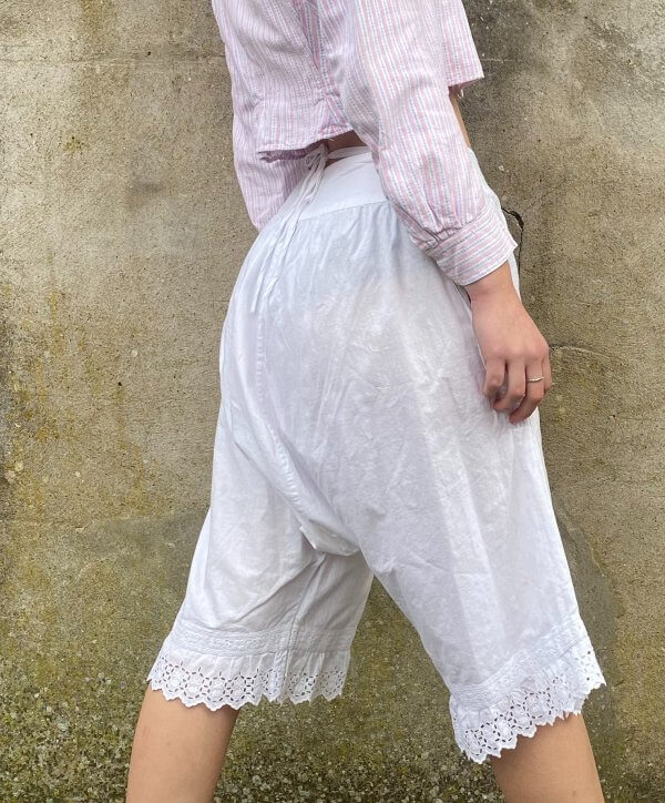 Classic Antique Cotton Bloomers - Image 2