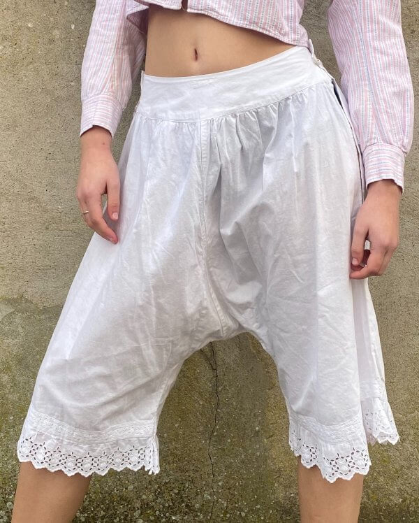 Antique Cotton Bloomers