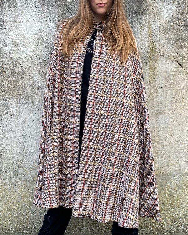 alexon tweed cape