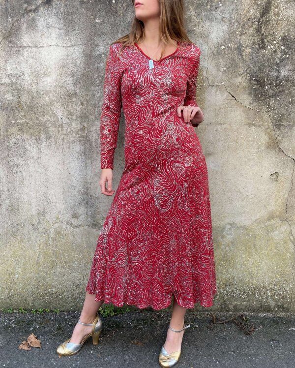 Red Sparkle Dress