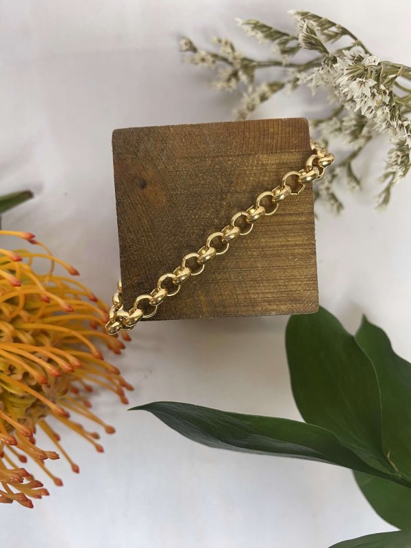 14 CARAT GOLD CHUNKY BRACELET