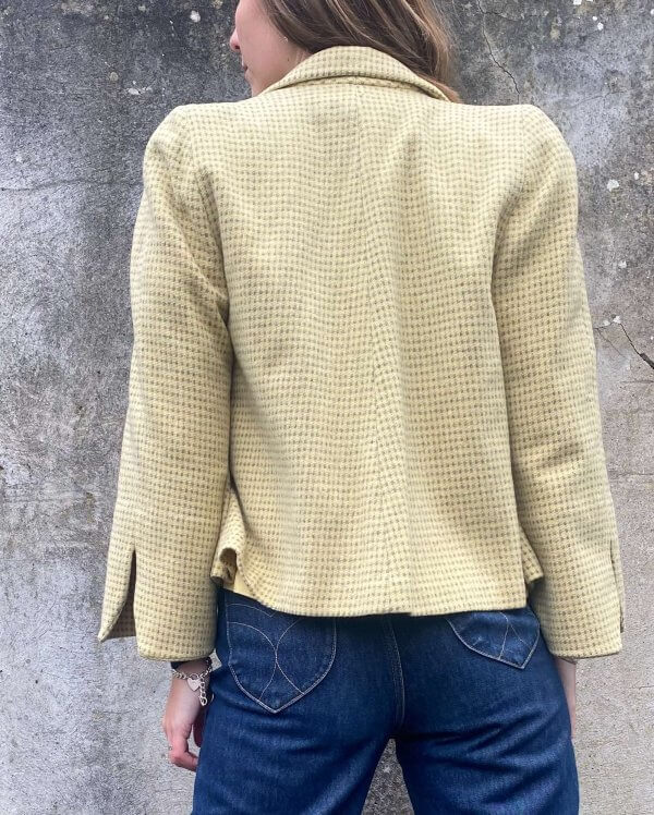 Gorgeous 1950s Yellow Swing Jacket - Image 2