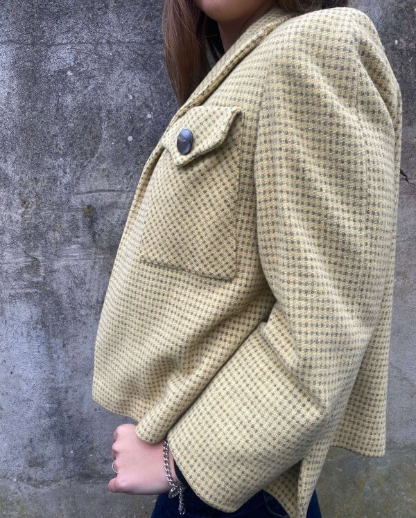 Gorgeous 1950s Yellow Swing Jacket - Image 3