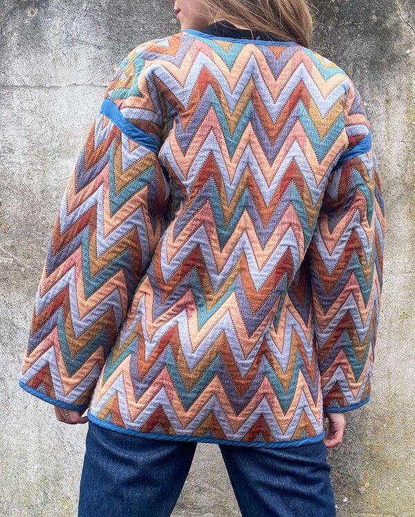 Bold 1970s Quilted Jacket - Image 3