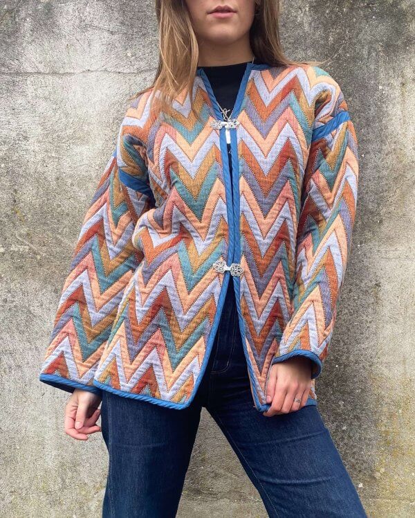 70s quilted jacket